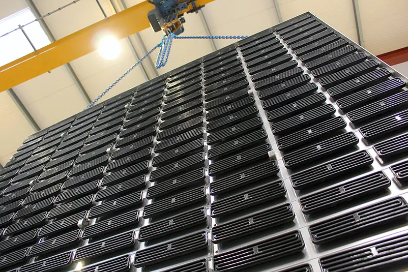 Large heating platen