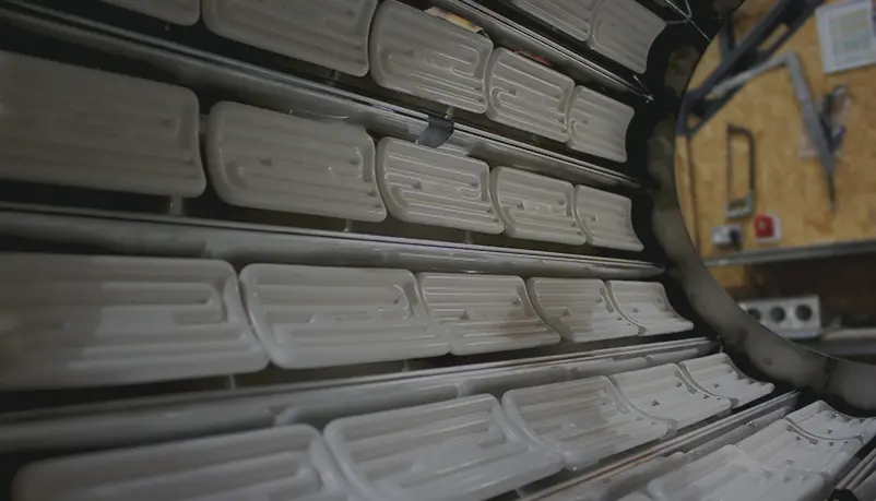 infrared curved testing oven