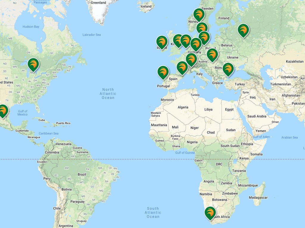 Mapa parede faibo espanha e portugal plastificiado enrola